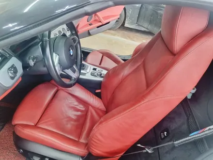 천안 bmw z4 가죽시트커버 교체 시공!! bmw z4 레드 시트커버 교체 시 공!!