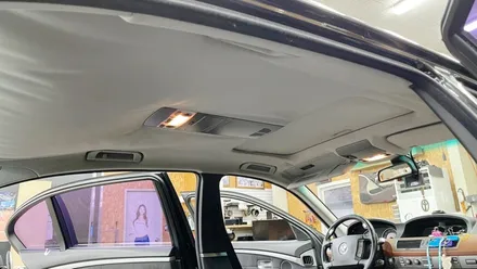 천안 bmw740li e66 천장 엠보싱 시공!! bmw 천장 엠보싱 비용??