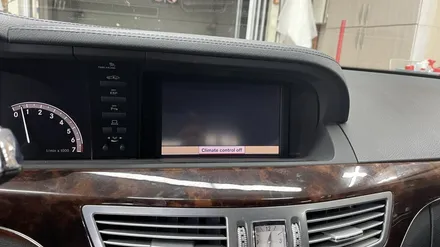 벤츠 w221 s클래스 후방카메라 교체