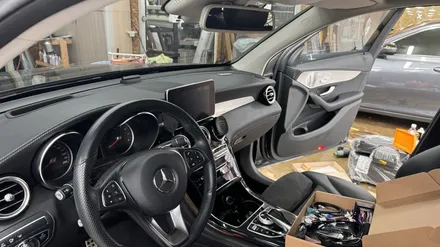 천안 벤츠 GLC 카플레이모듈 작업
