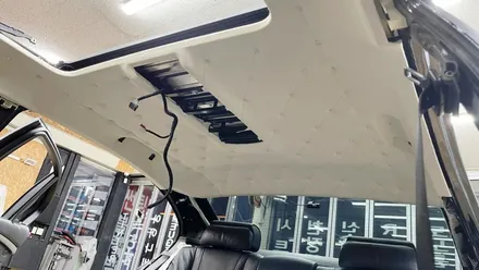 천안 bmw740li e66 천장 엠보싱 시공!! bmw 천장 엠보싱 비용??