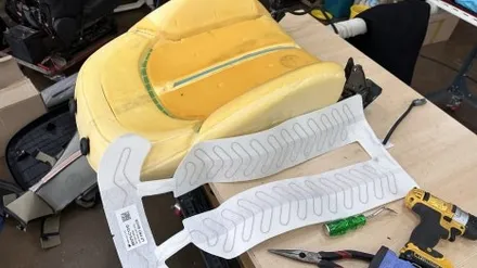 k5 2015 앞좌석 열선 시공