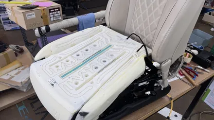 제네시스 GV80 시트 스펀지 교체