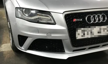 천안 아우디 A4 범퍼 교체!! RS4 앞 범퍼 교체 시공!!