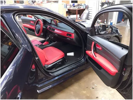 천안 자동차 시트커버 교체!! 비용 문의?? BMW M3 실내 색상 레드 인테리어 작업 후기!!