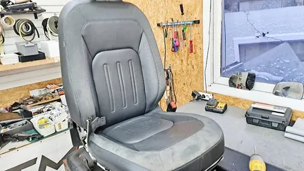 천안 랜드로버 디펜더 시트 커버링!!가죽 시트 교체 견적??