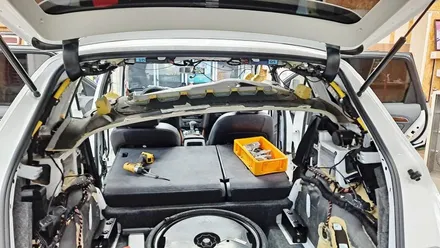 천안 아우디 Q5 천장 엠보싱!! 천장 엠보싱 설치 견적??