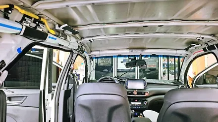 천안 올 뉴 투싼 천장 엠보싱!! 천장 엠보싱 견적??