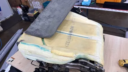 k5 2015 앞좌석 열선 시공