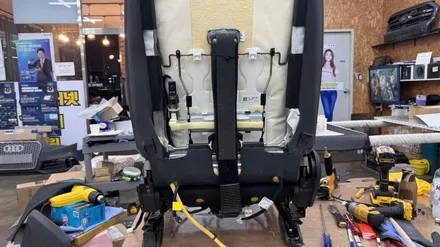 천안 올뉴투싼 운전석 통풍 시트 작업