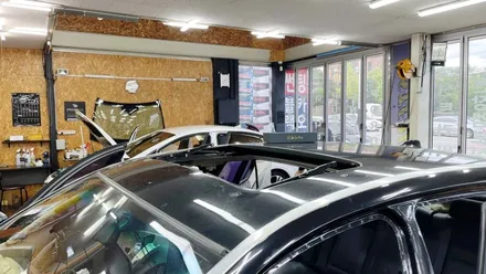 천안 bmw740li e66 천장 엠보싱 시공!! bmw 천장 엠보싱 비용??