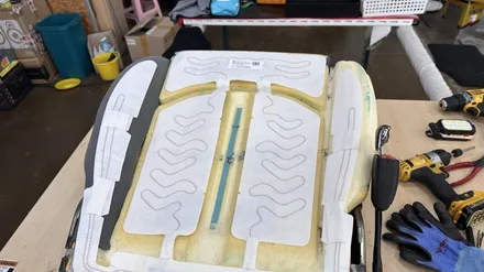 k5 2015 앞좌석 열선 시공