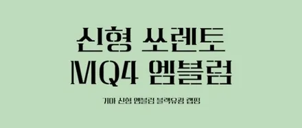 쏘렌토 MQ4 기아 신형 엠블럼_블랙으로 분위기 내보자 / 양주시 고암동