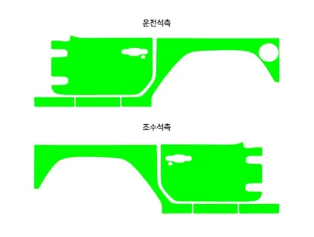 [양주데칼라이프]지프랭글러2도어-본넷, 도어 PPF 시공했어요! / 양주시 고암동
