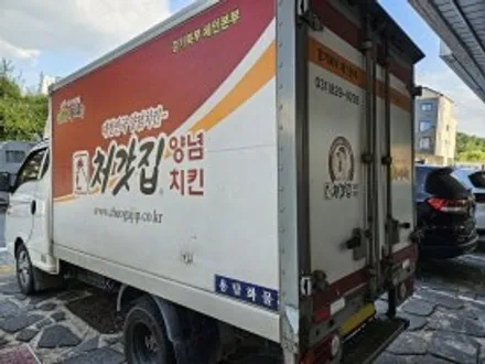 [양주데칼라이프] 1톤 탑차랩핑제거 작업했어요 / 양주시 고암동
