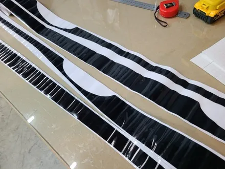 [양주데칼라이프]bmw 530i 크롬죽이기 사이드데칼 작업했어요! / 양주시 고암동