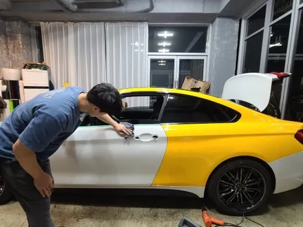 [양주 데칼라이프] bmw 4시리즈 전체 랩핑/내부랩핑으로 멋지게 변신! / 양주시 고암동