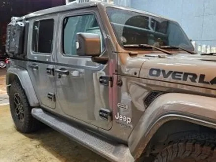 [양주데칼라이프] 랭글러 오버랜드 OVERLAND 본넷 레터링 데칼 / 휠스티커 랩핑 작업했어요 / 양주시 고암동