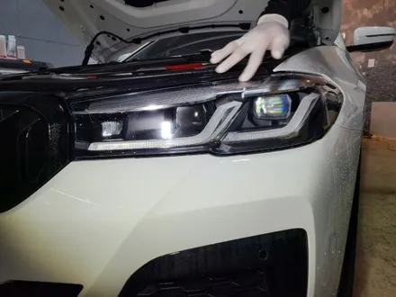 [양주데칼라이프] BMW 530i 헤드라이트 PPF 시공했어요! / 양주시 고암동