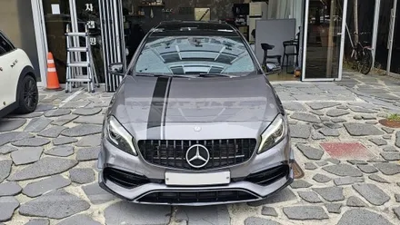 [양주데칼라이프] 벤츠 A45 AMG W176 본넷 루프 사이드라인 데칼 / 양주시 고암동