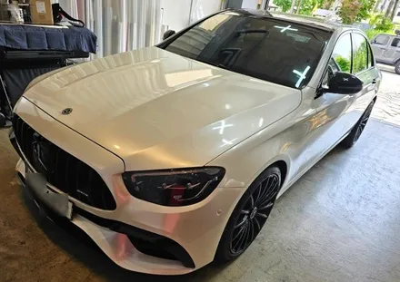 [양주데칼라이프] 벤츠 전체랩핑제거 작업했어요_ E63 AMG / 양주시 고암동