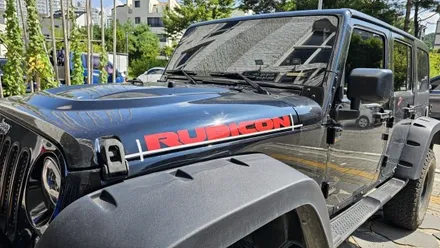 [양주데칼라이프] 랭글러JK 본넷 루비콘 RUBICON 로고 데칼 했어요 / 양주시 고암동