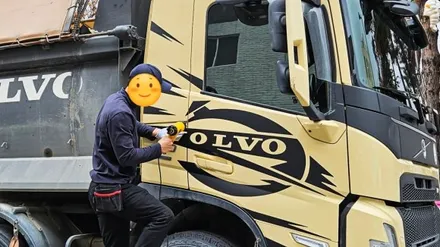 [양주데칼라이프] 볼보 FM460 덤프트럭 VOLVO 커스텀 데칼 했어요 / 양주시 고암동