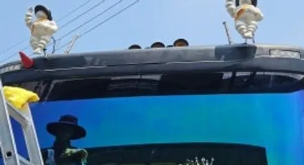 [양주데칼라이프] 스카니아 G450 스트림라인 데칼스티커 제거 후 재시공 / 양주시 고암동