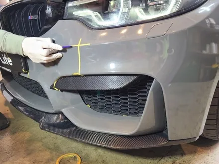 [양주데칼라이프] BMW M3 랩핑 부분 보수 해드렸습니다~!! (랩핑 덧댐작업~!) / 양주시 고암동