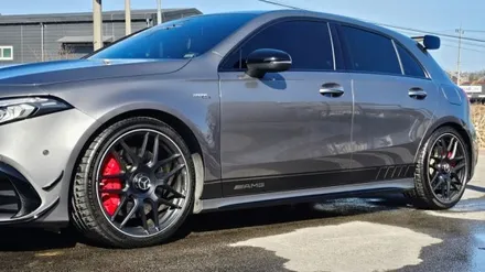 [양주데칼라이프] 벤츠A45AMG 사이드 스트라이프 데칼스티커 시공했어요 / 양주시 고암동
