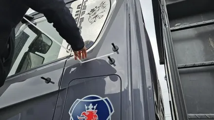 [양주데칼라이프] 스카니아 R540 순정디자인 데칼 제거 및 재시공 (색상교체) / 양주시 고암동