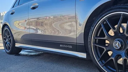 [양주데칼라이프] 벤츠A45AMG 사이드 스트라이프 데칼스티커 시공했어요 / 양주시 고암동