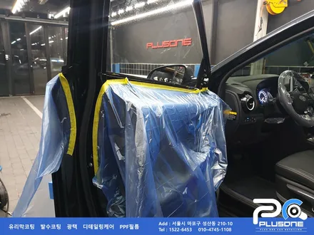 마포 신차패키지 전문 플러스원의 코나 하이브리드 1편 신차검수, 썬팅 블랙박스 장착 / 서울 마포구 성산동