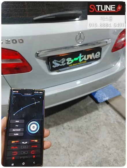 벤츠B200cdi 사운드배기 튜닝 저스트 액티브사운드 / 경기 시흥