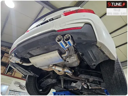 BMW428i컨버터블 커스텀 듀얼배기 중통레조 최대배기음 만들기. 에스튠 / 경기 시흥
