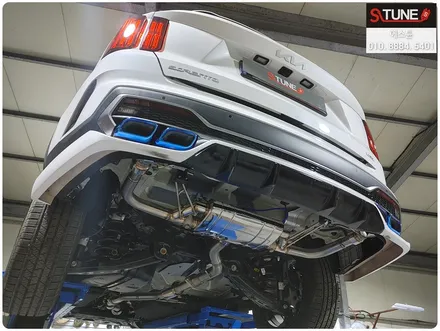 쏘렌토MQ4 하이브리드 듀얼가변배기,티탄블루 사각듀얼팁. 에스튠 / 경기 시흥