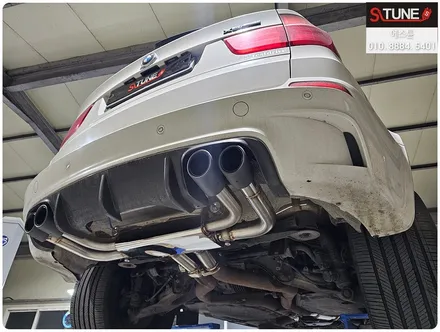 BMW X5 M e70 커스텀 가변배기 카본 듀얼팁 튜닝. 에스튠 / 경기 시흥