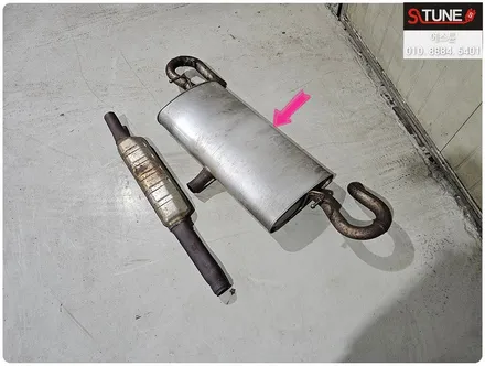 르노 그랑 콜레오스 커스텀 듀얼 가변배기 블랙 사각듀얼팁 튜닝. 에스튠 / 경기 시흥