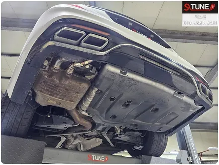 벤츠 S350d w222 저스트 액티브사운드 풀세트 순정형 듀얼배기 튜닝 하였습니다. 에스튠 / 경기 시흥