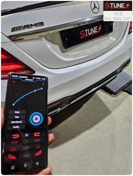 벤츠 S350d w222 저스트 액티브사운드 풀세트 순정형 듀얼배기 튜닝 하였습니다. 에스튠 / 경기 시흥