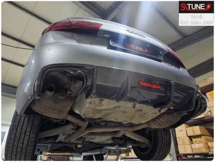아우디 A6 3.0tdi 아크라포빅st 카본 듀얼팁 튜닝. 에스튠 / 경기 시흥