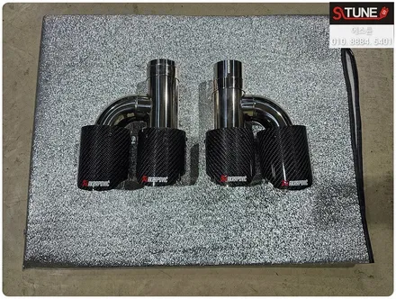 아우디 A6 3.0tdi 아크라포빅st 카본 듀얼팁 튜닝. 에스튠 / 경기 시흥