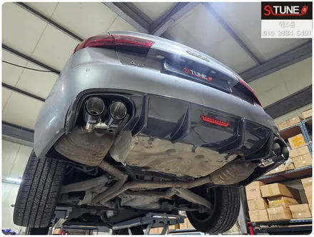 아우디 A6 3.0tdi 아크라포빅st 카본 듀얼팁 튜닝. 에스튠 / 경기 시흥