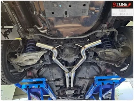 머스탱GT 커스텀 독립 풀라인 가변배기 튜닝. 에스튠 / 경기 시흥