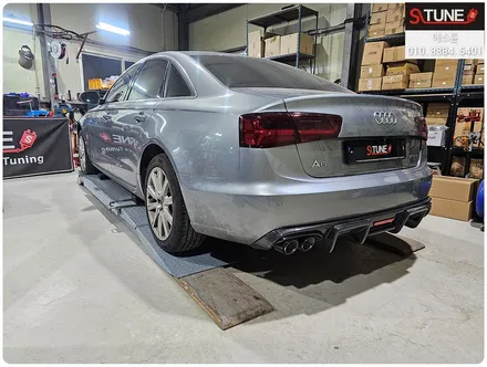 아우디 A6 3.0tdi 아크라포빅st 카본 듀얼팁 튜닝. 에스튠 / 경기 시흥