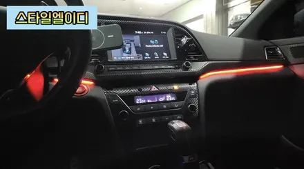 전라도 광주 아반떼AD 스포츠 엠비언트  무드등이 감성 55마력은 상승 시키겠지!! / 광주 북구