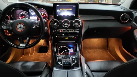 광주 비노출 엠비언트 라이트 벤츠c클래스 c63AMG 시공 진행 의뢰! 역시 무드등은 스타일 엘이디가 최고!! / 광주 북구