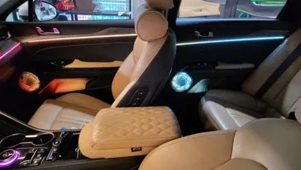 K5 DL3 글로우모션 광주 엠비언트 순정연동 무빙 회오리스피커 기어다이얼 파노라마썬루프시공작업! / 광주 북구