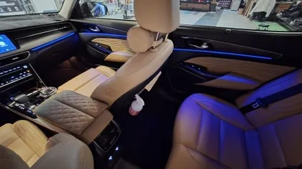 광주 K7 프리미어 엠비언트 전문점에서 순정 연동 RGB로 완성한 준대형 세단의 품격 / 광주 북구