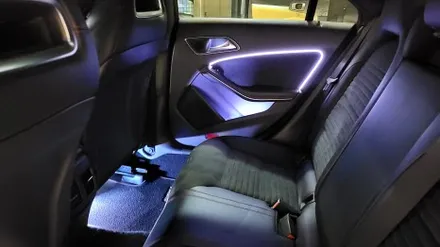벤츠 CLA 비노출 엠비언트 시공은 광주 1등 엠비언트 스타일 LED / 광주 북구